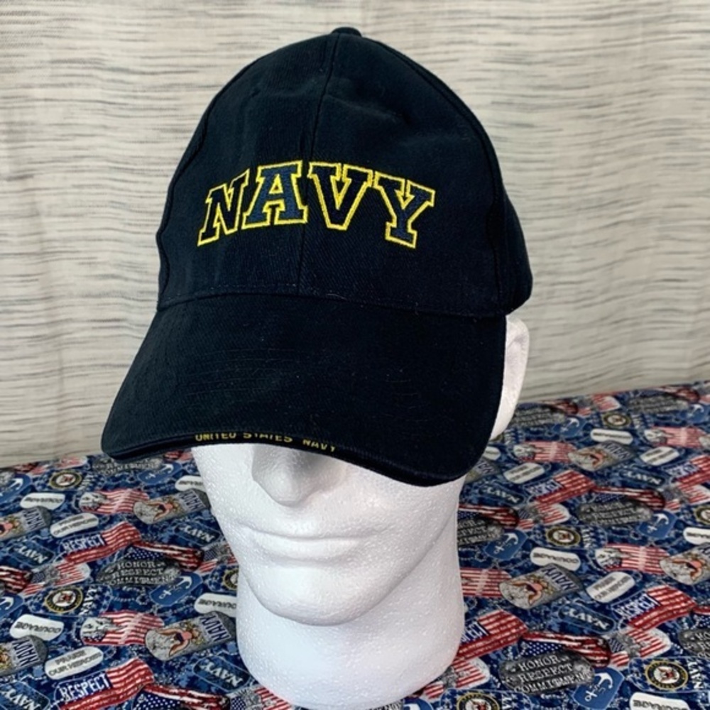 Eagle Crest black “NAVY” cap.